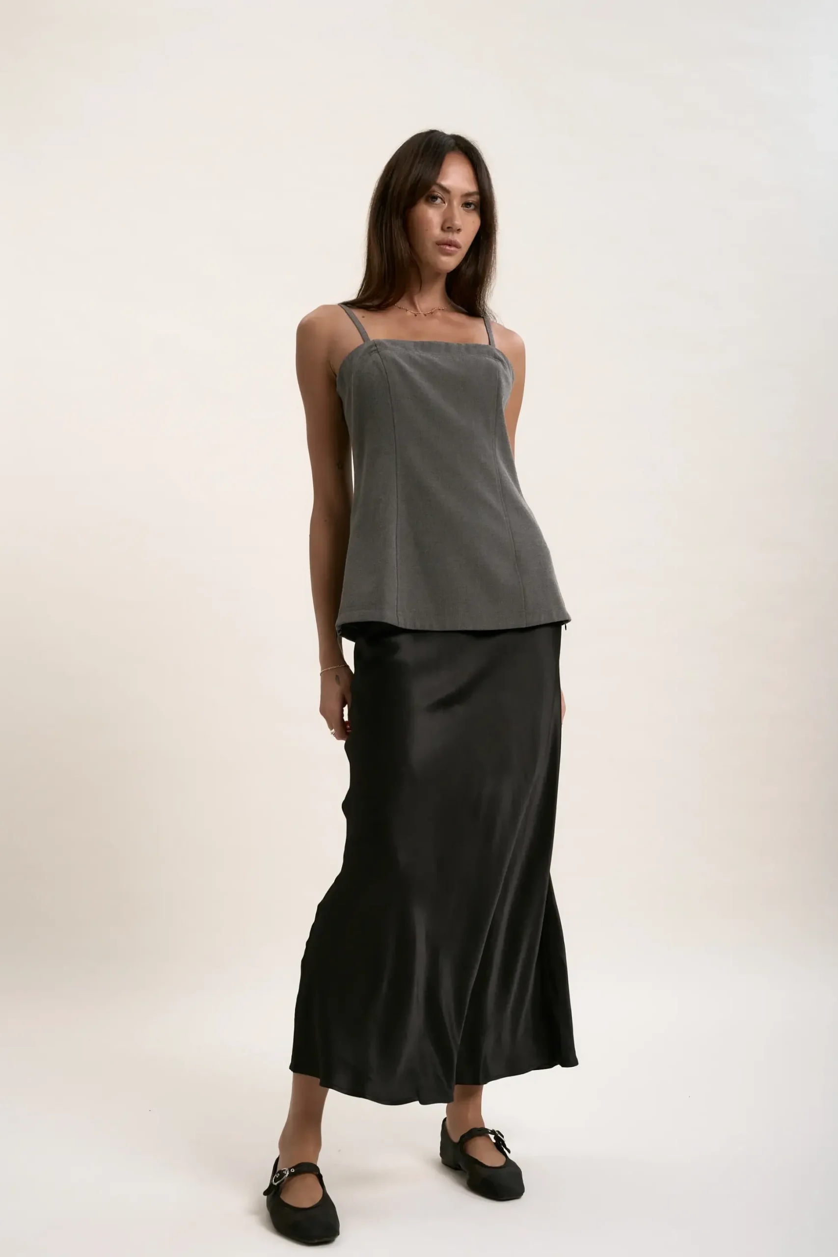 The Maxi Slip Skirt