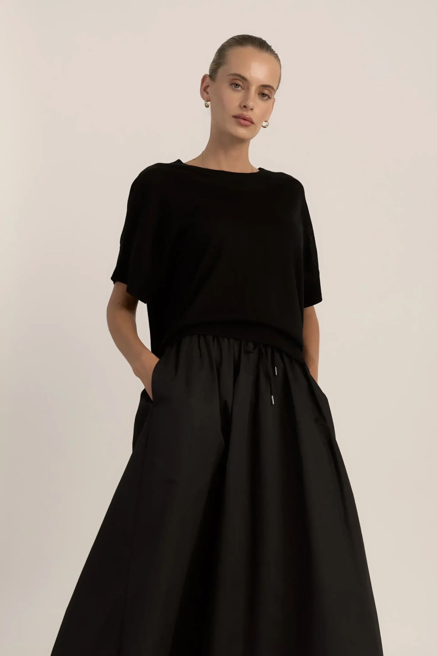 The Merino Silk Knit Tee