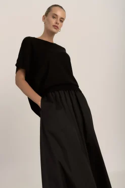 The Merino Silk Knit Tee
