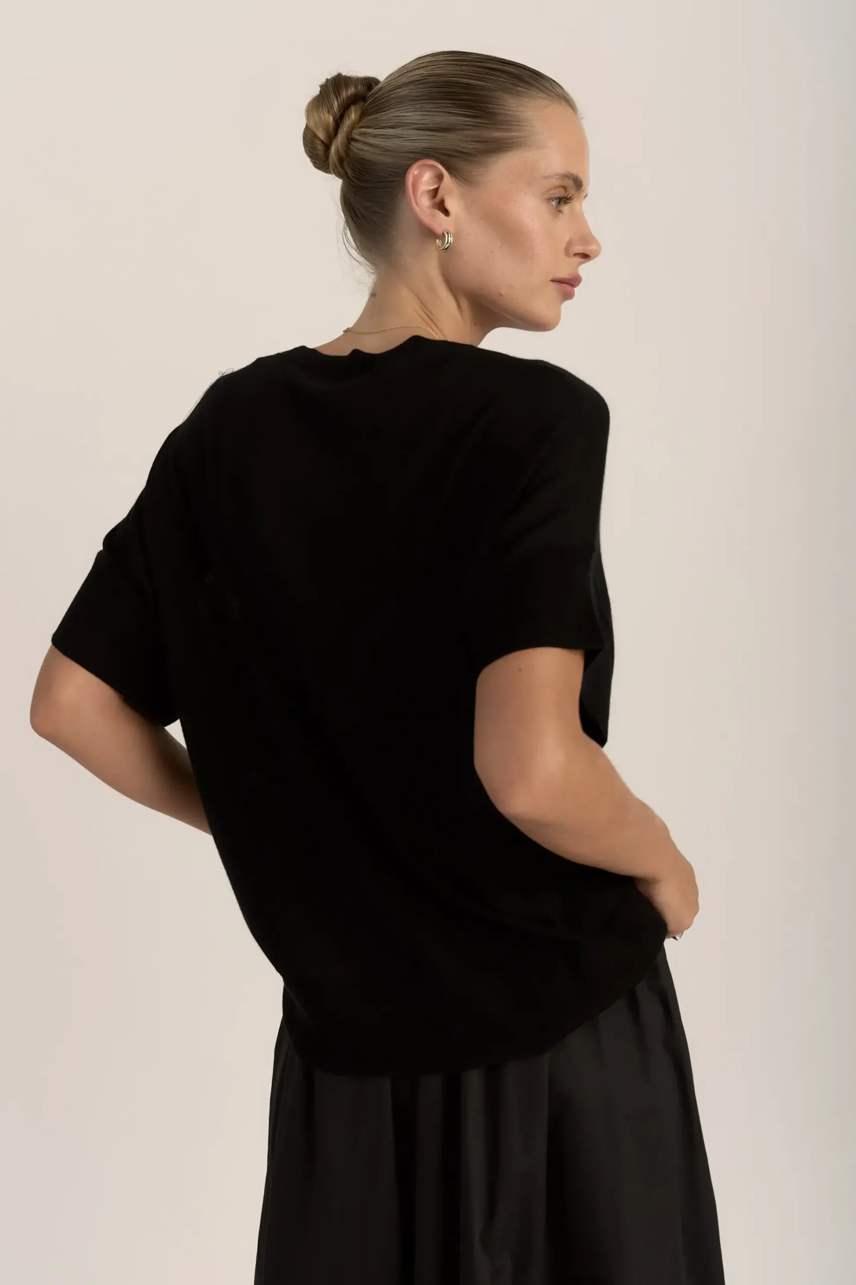 The Merino Silk Knit Tee