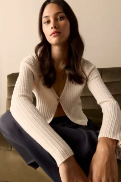 The Recycled Cashmere Button Cardigan