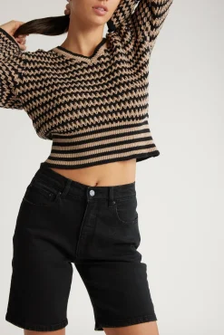 The Relaxed Straight Denim Short