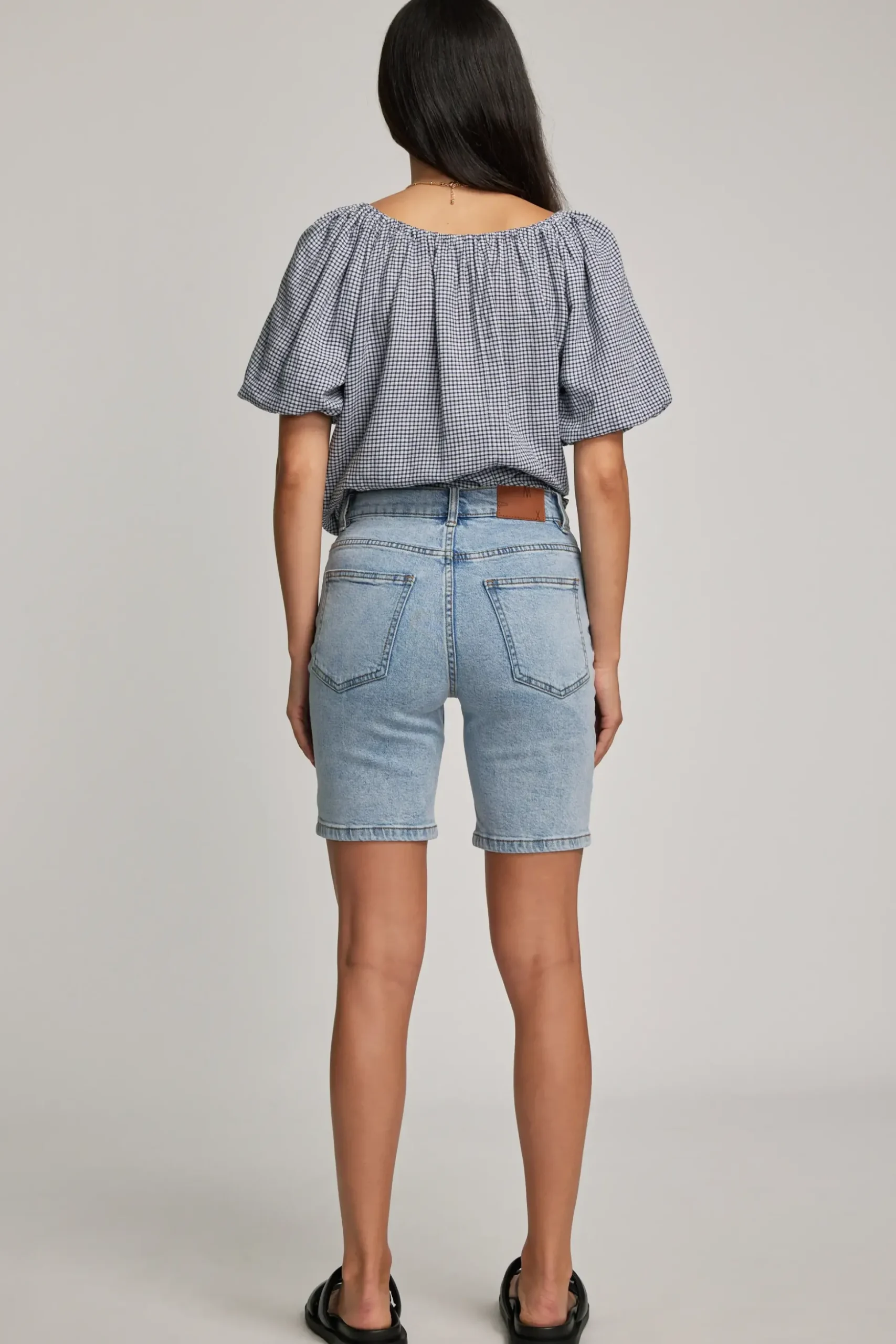 The Relaxed Straight Denim Short