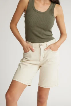 The Relaxed Straight Denim Short