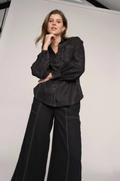 The Seam Detail Linen Shirt