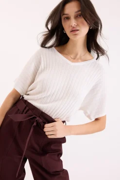 The V Neck Knitted Top