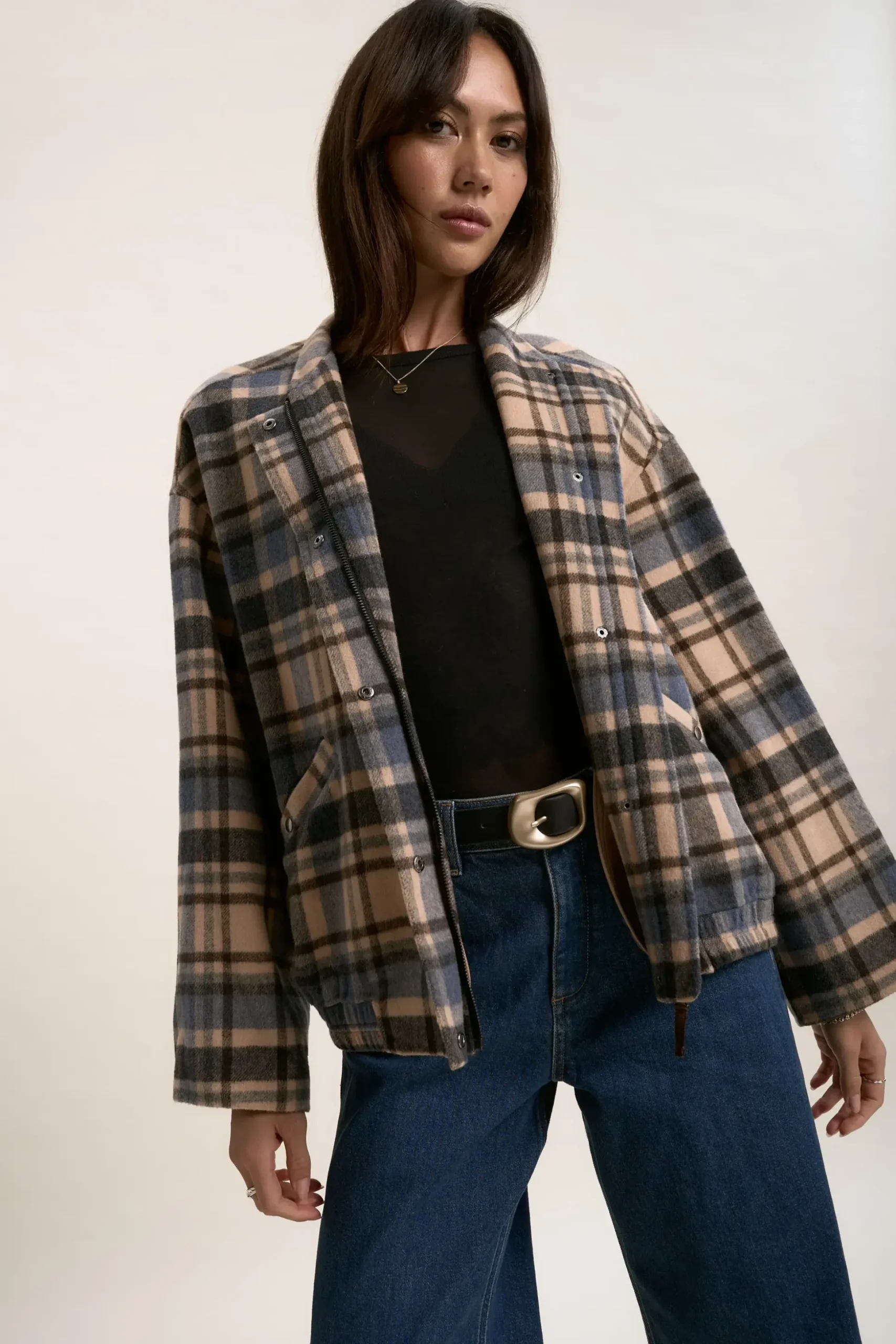 The Wool Blend Bomber Coat