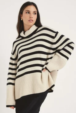 The Wool Blend Striped Sweater