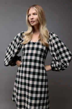 Wynter Blouson Sleeve Dress